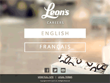 Tablet Screenshot of leons.monstermediaworks.ca
